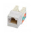 Keystone Cat6  RJ45 90 Degree Slimline Wh .