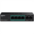TRENDnet TPE-S50 6-Port Fast Ethernet PoE+ Switch, Front
