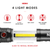 Nebo NEB-WLT-0006 Slyde+, 2nd Generation, Light Modes