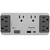 On-Q AC1062 6 Outlet Enclosure Surge Protector with One USB-A and One USB-C