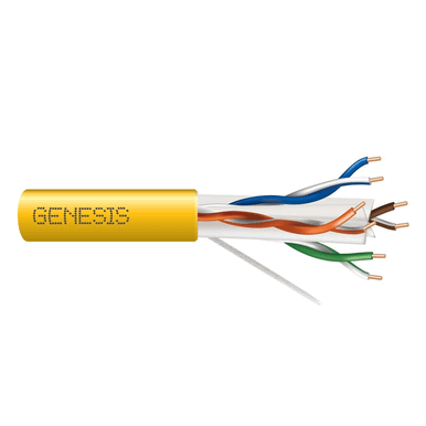 Genesis 50922102 Category 6+ Cable, Riser, 1000 FT Reel-in-a-Box ...