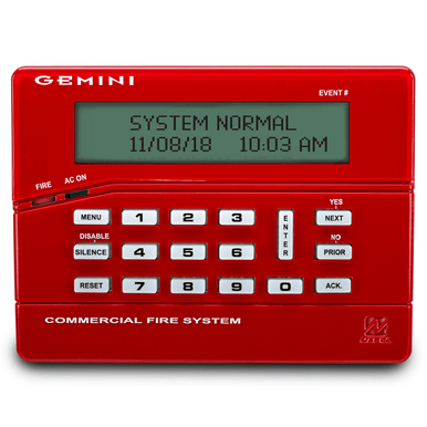 GEMC-FK1 LCD Fire Keypad for GEM-C Combo System
