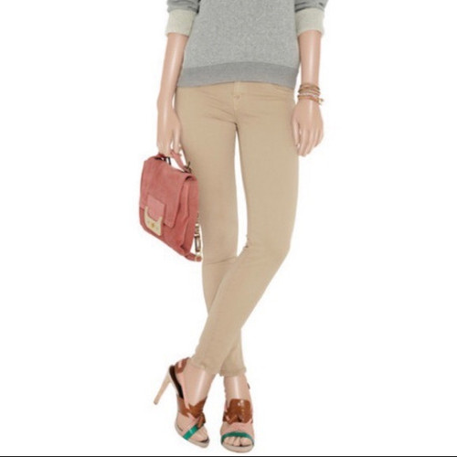 J BRAND 901 Taupe Skinny Jeans Sz 27 
