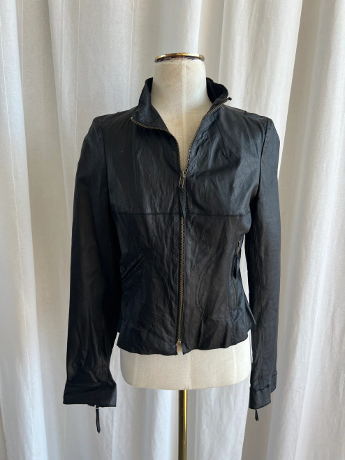 Illia Leather Vintage Jacket SZ 5