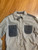 PRPS Goods & Co Button Down Pinstripe Shirt w/ Denim Pockets Sz M