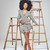 Brown Plaid  Suit with Ruffle Skirt sz Small