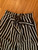 Zara Basics Striped Crop Pant sz US  Small