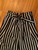 Zara Basics Striped Crop Pant sz US  Small