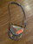 M 2 Malletier Silver Iridescent Shoulder Bag With Metal Strap