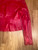 Valintine Red Leather Jacket sz S