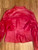 Valintine Red Leather Jacket sz S