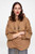 Zara Woman Camel Hoodie sz Medium