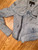 BCBG  Maxazria Grey Side Zip Jacket sz Small 