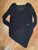 Helmut Lang Black Sheer Sweater sz S