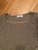Zara Knit Gold Asymmetrical Sweater sz S