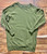 Zara Army Green Long Sweatshirt Sz M