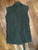 Zara Green Double-breast Long Vest sz Medium