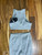 Elizabeth James Grey Crop Top Skirt-set sz 6