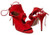 AQUAZZURA Red "Sexy Thing" Suede Sandals sz 39 (US 8.5)
