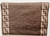 Fendi Zucca Wool Brown Two-Tone Reversible Scarf