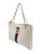 Gucci Rajah Large White Leather Chain Tote