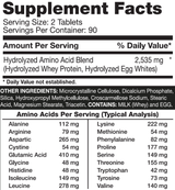 NATTY AMINO- Whole Food Amino Acids: 180 Tablets