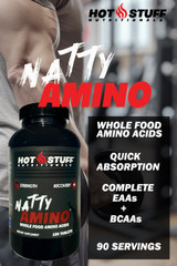 NATTY AMINO Tabs 2 Pack- Whole Food Amino Acids: 360 Tablets