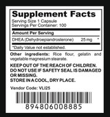 DHEA - Supplement Facts