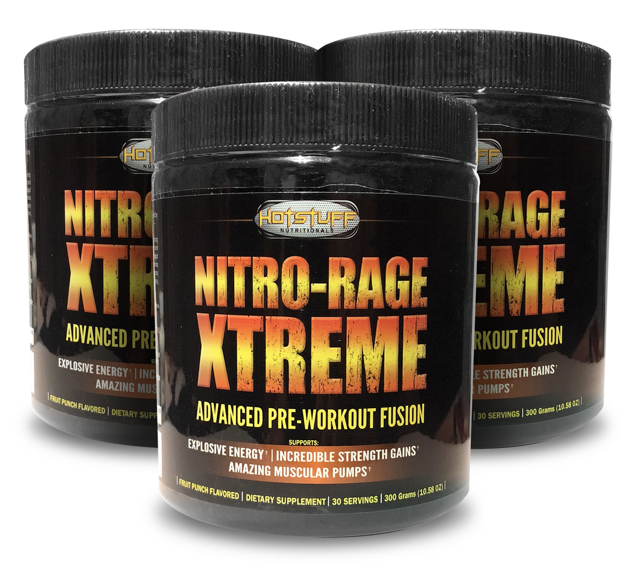 Nitro Rage Xtreme Pre Workout Fusion Buy 2 Get 1 Free Special Free Shipping Hot Stuff Nutritionals