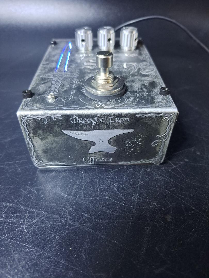 Sting Jfet Overdrive -acid etched: Troll Hoard finish - Wrought