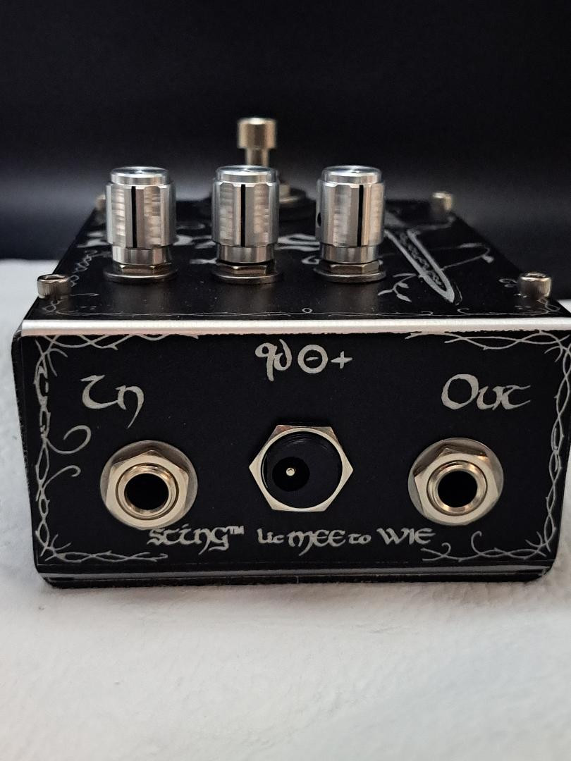 Sting Jfet Overdrive -laser etched - Wrought Iron Leather and Effects