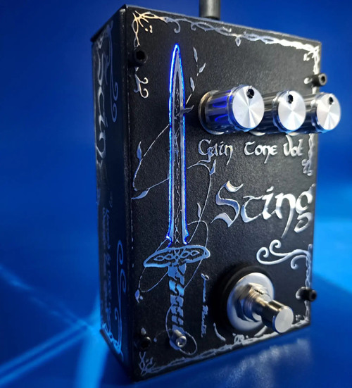 Sting Jfet Overdrive -acid etched: Troll Hoard finish - Wrought