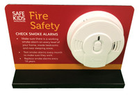 Smoke Alarm Tabletop Display - Oblique View