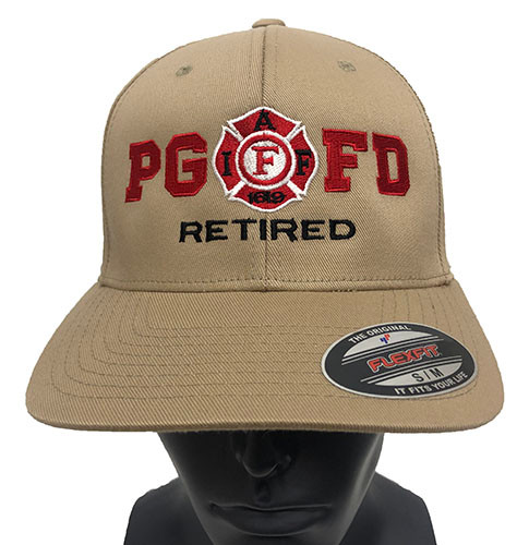 khaki flexfit hat