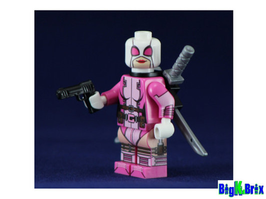 BKB274 DEADPOOL GWEN Custom Printed Minifigure