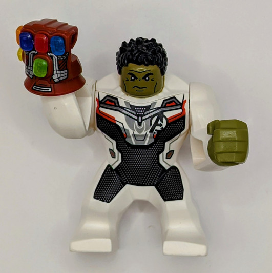 SH611 LEGO® Hulk with Black Hair and White Jumpsuit