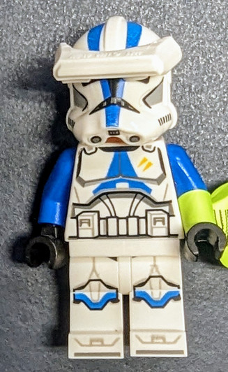 SW1248 LEGO® Clone Trooper Specialist, 501st Legion (Phase 2) - Blue Arms, Macrobinoculars, Nougat Head, Helmet with Holes