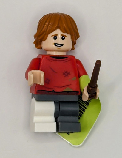 HP328 LEGO® Ron Weasley - Red Sweater, Leg Cast