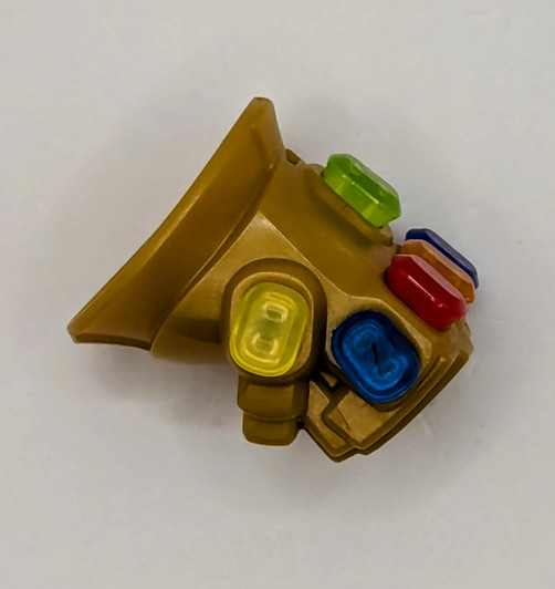 Mini Gauntlet LEGO® Hand Large Minifigure Left, Infinity Gauntlet w/Stones