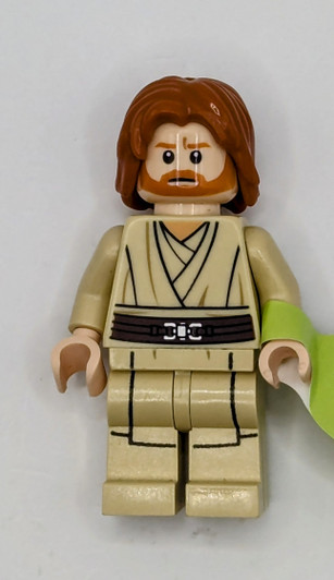 SW0489 LEGO® Obi-Wan Kenobi (Mid-Length Tousled with Center Part Hair)