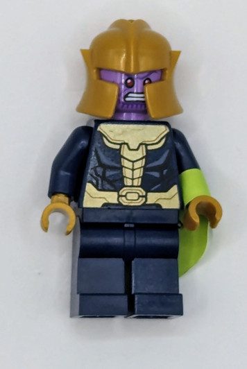 SH696 LEGO® Thanos - Dark Blue Legs Plain, Dark Blue Arms, Pearl Gold Helmet
