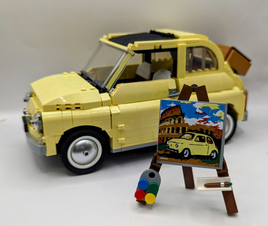 10271-U LEGO® Fiat 500 {Bright Light Yellow Edition} (Retired)