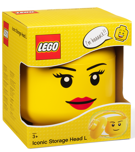 40321725 LEGO® Storage Head Large Girl