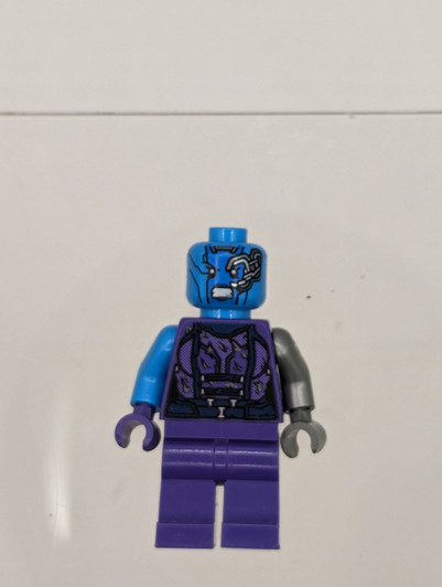 SH386 LEGO® Nebula - Dark Azure Head, Torn Outfit