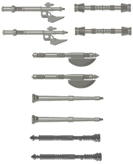 Royal Guard METAL GREY Weapon Pack