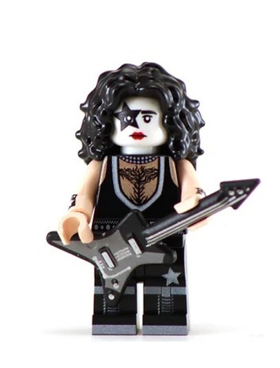 BKB531 PAUL STANLEY Custom Printed Musician Minifigure