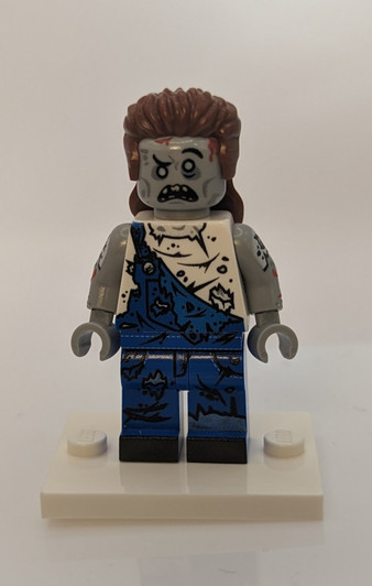 BKB008 ZOMBIE Farmer Boy Billy Custom Printed Minifigure