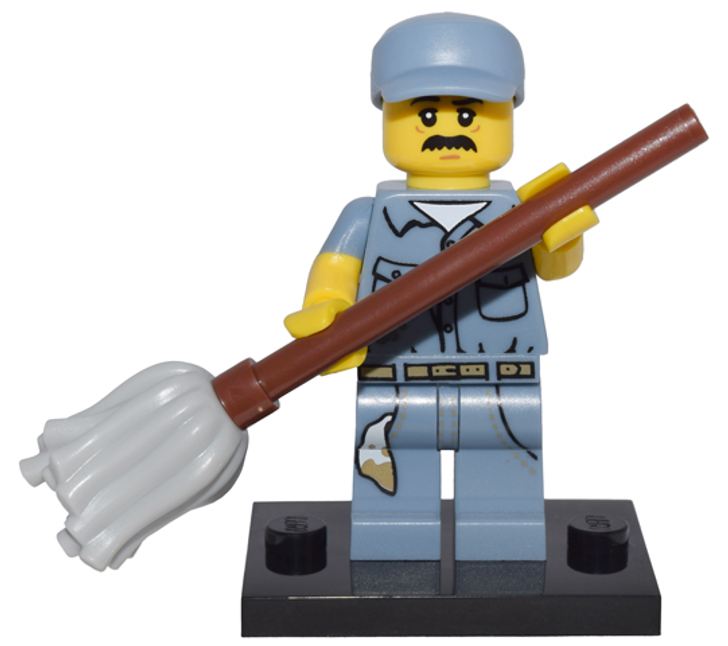 COL15-9 LEGO® Janitor