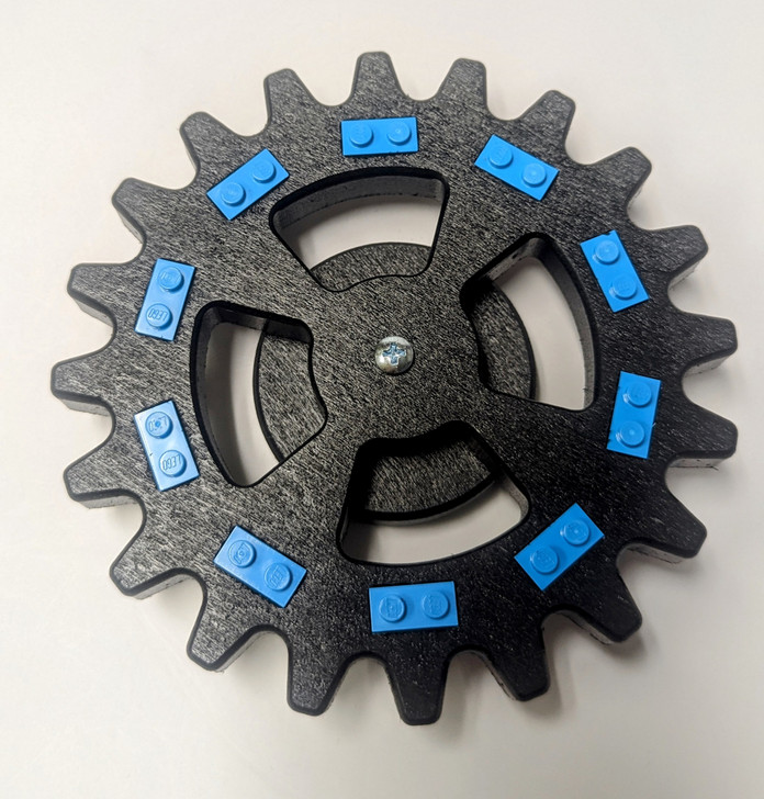 Small Single Gear Display AZURE