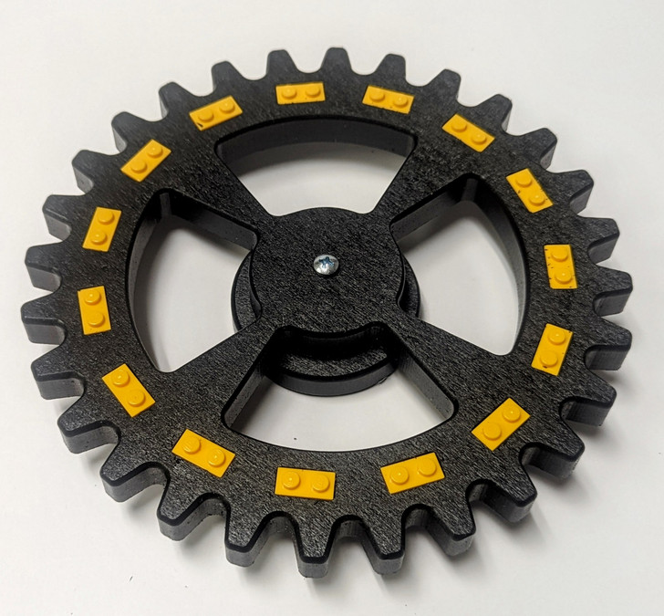 Large Single Gear Display ORANGE